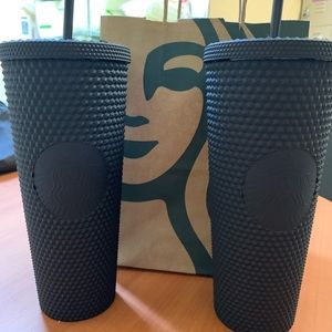 ❗️1 LEFT ❗️Starbucks Venti Black Studded Tumbler